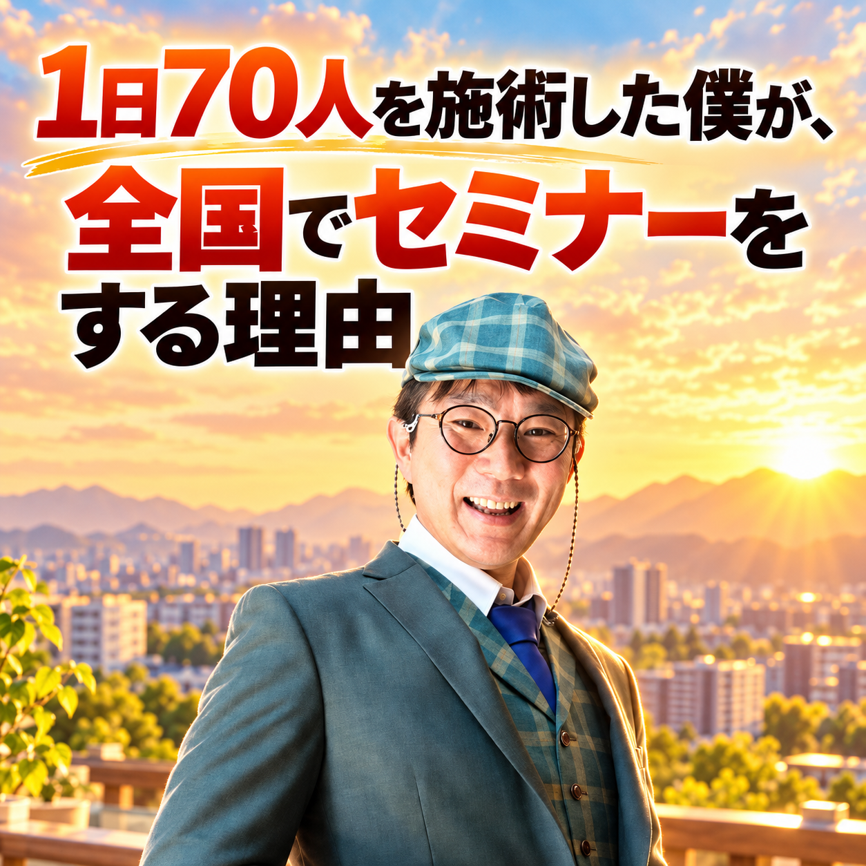 1日70人を施術した僕が、全国でセミナーをする理由